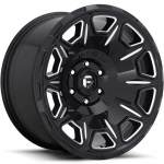 20"FUEL VENGEANCE GLOSS BLACK WITH MILLED SPOKE EDGES AND ACCENTS D68820008947