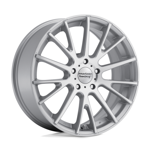 16" American Racing AR904 Silver with Machined Spoke Faces and Outer Lip Rims AR90477012440