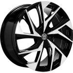 28" Lexani Ghost Gloss Black with Machined Spoke Faces Rims 670-2810-70-25MB
