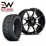 FORD F250 WHEEL & TIRE PACKAGE MOTO METAL - 22" MO970