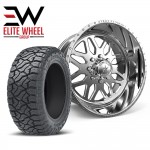 CHEVY/GMC 3500  WHEEL & TIRE PACKAGE AMERICAN FORCE SUPER SINGLE SERIES - 20" AFW B02 TRAX SS