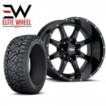 FORD F250 WHEEL & TIRE PACKAGE MOTO METAL - 24" MO970