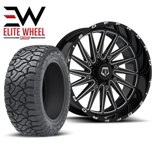 CHEVY/GMC 1500 WHEEL & TIRE PACKAGE TIS OFFROAD - 22" 547BM