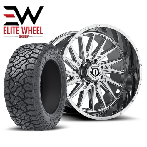 CHEVY/GMC 1500 WHEEL & TIRE PACKAGE TIS OFFROAD - 22" 547C