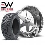 RAM 2500 WHEEL & TIRE PACKAGE AMERICAN FORCE SUPER SINGLE SERIES - 24" AFW 11 INDEPENDENCE SS