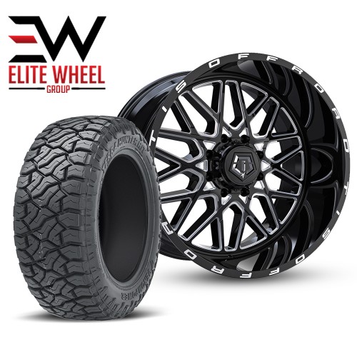 TOYOTA TUNDRA WHEEL & TIRE PACKAGE TIS OFFROAD - 20" 548BM
