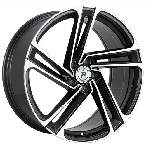 20" IMPACT RACING WHEELS 610 GLOSS BLACK WITH MACHINED FACE RIMS